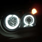 SUBARU IMPREZA  2003-2005 BLACK ANGEL EYES HEADLIGHTS PAIR