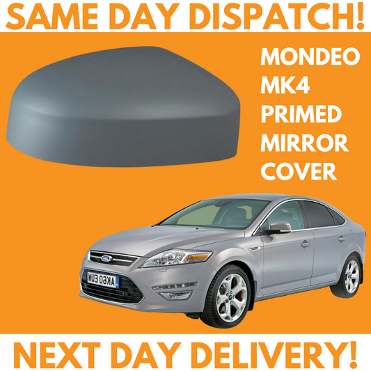 Ford Mondeo MK4 2007-2015 Wing Mirror Cover Primed Right Side