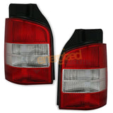 VW TRANSPORTER T5 2003-2010 SINGLE DOOR REAR TAIL LIGHTS 1 PAIR O/S & N/S