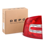 SKODA OCTAVIA MK2 ESTATE 2005-6/2009 REAR TAIL LIGHT PASSENGER SIDE N/S