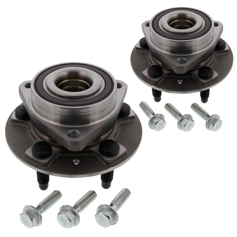 For Saab 9-5 2010-2012 Rear Hub Wheel Bearing Kits Pair