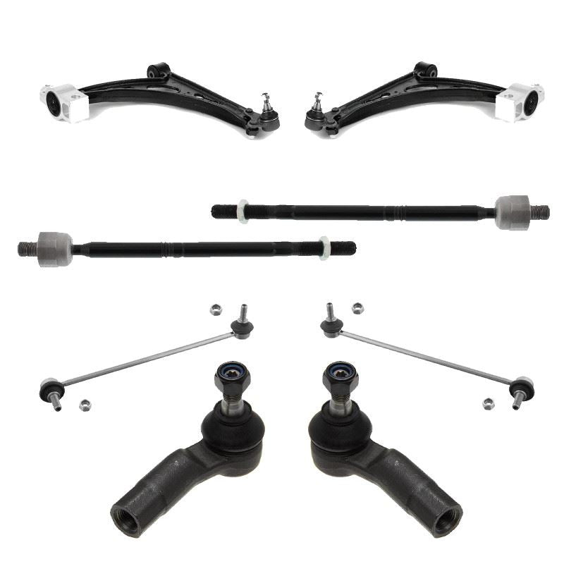 For Skoda Octavia Mk2 2004-2013 Front Lower Left and Right Wishbones Arms Kit