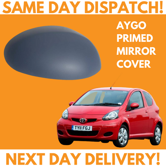 Toyota Aygo 2005-2014 Wing Mirror Cover Primed Right Side