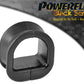 For Saab 9-3 1998-2002 PowerFlex Black Series Steering Rack Mounting Flat Bottom