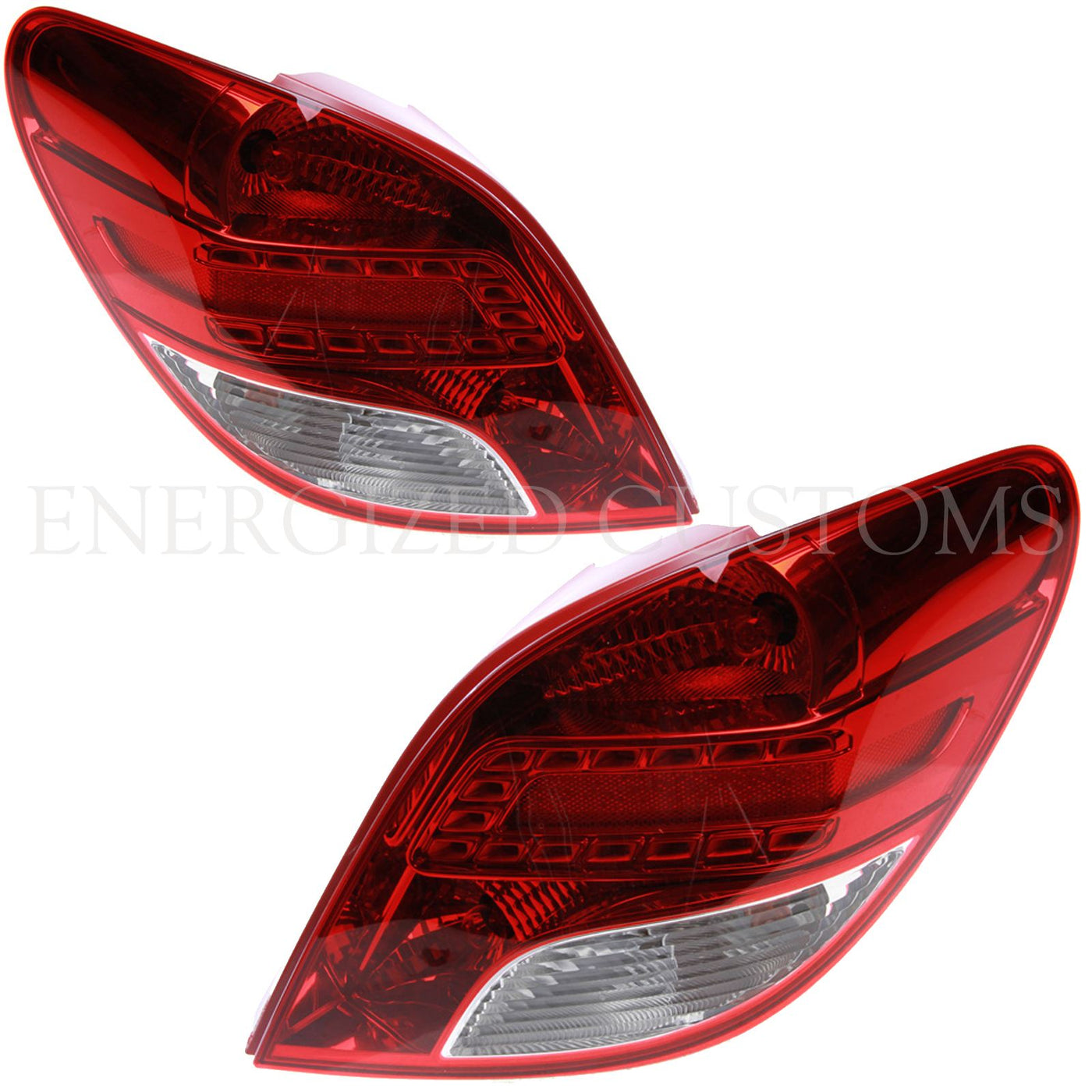 PEUGEOT 207 5/2010-> REAR TAIL LIGHTS 1 PAIR O/S & N/S