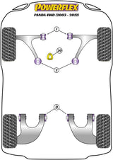 Fiat Panda 4WD (2003-2012) PowerFlex Lower Torque Mount, Fast Road