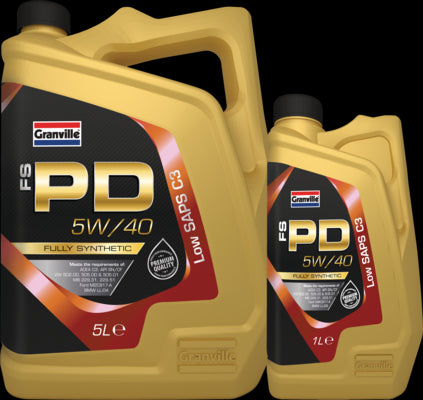 Car Engine Oil Granville FS-PD Diesel C3 SAE 5w40 Fully Synthetic 5L 5 Litre