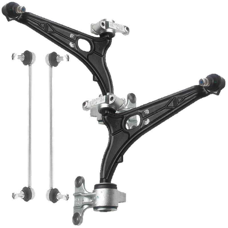 For Fiat Scudo 2007-2015 Front Lower Wishbones Arms and Drop Links Pair