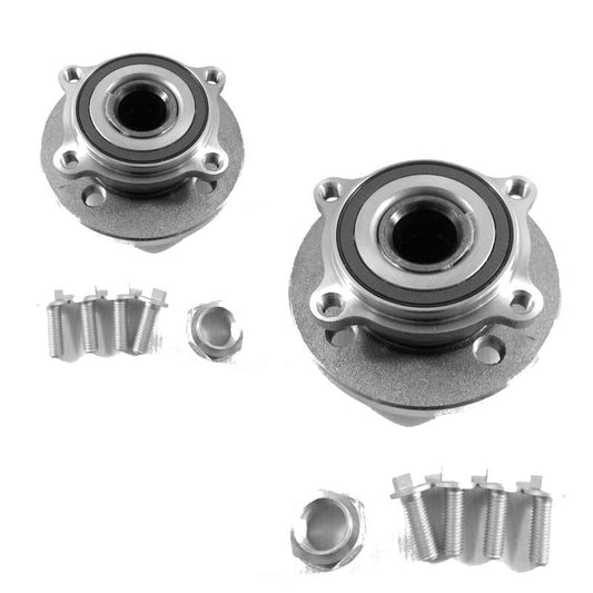 For BMW Mini R57 Convertible 2009-2015 Front Hub Wheel Bearing Kits Pair