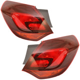 VAUXHALL ASTRA J MK6 1/2010-> 5DR HATCH REAR TAIL LIGHTS 1 PAIR O/S & N/S