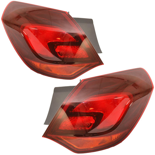 VAUXHALL ASTRA J MK6 1/2010-> 5DR HATCH REAR TAIL LIGHTS 1 PAIR O/S & N/S