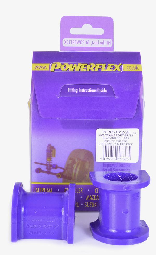 VW T6 Transporter 2015- PowerFlex Rear Anti Roll Bar Bush to Chassis 28mm