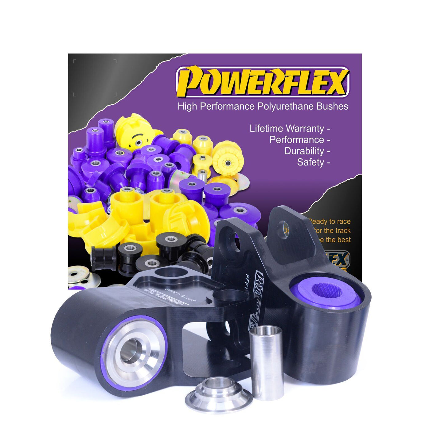 Ford C-Max MK2 (2011-) PowerFlex Front Arm Rear Bush Anti-Lift & Caster Offset