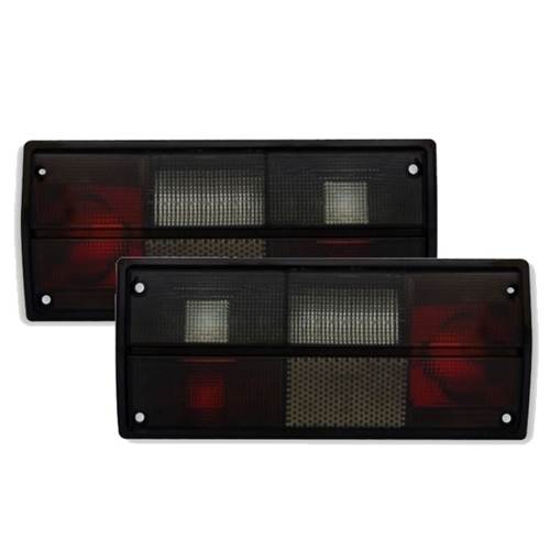 VW TRANSPORTER T2 & CARAVELLE 1979-1992 REAR TAIL LIGHTS SMOKED  PAIR