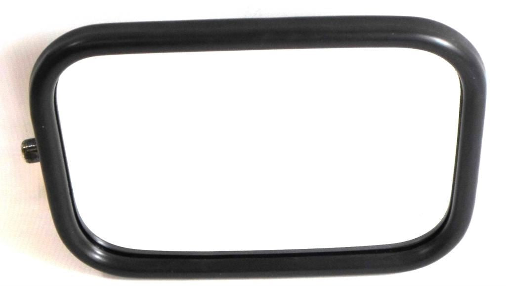 Land Rover Defender 2007-> Manual Wing Door Mirror Black Cover Passenger Side