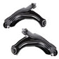 For Renault Clio Mk4 2012-2017 Lower Front Wishbones Suspension Arms Pair