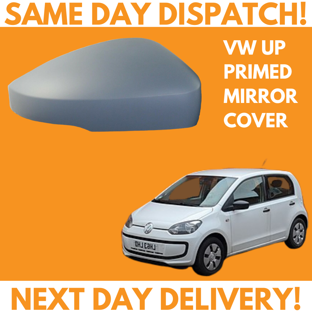 VW UP 2016-2020 Wing Mirror Cover Primed Right Side