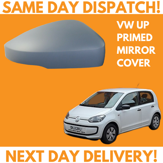 VW UP 2016-2020 Wing Mirror Cover Primed Right Side