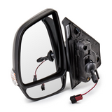 Vauxhall Combo 2012-2018 Twin Glass Cable Black Wing Door Mirror Passenger Side