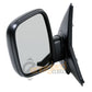 VW Transporter T5 2003-2010 Black Manual Door Wing Mirror Passenger Side Left