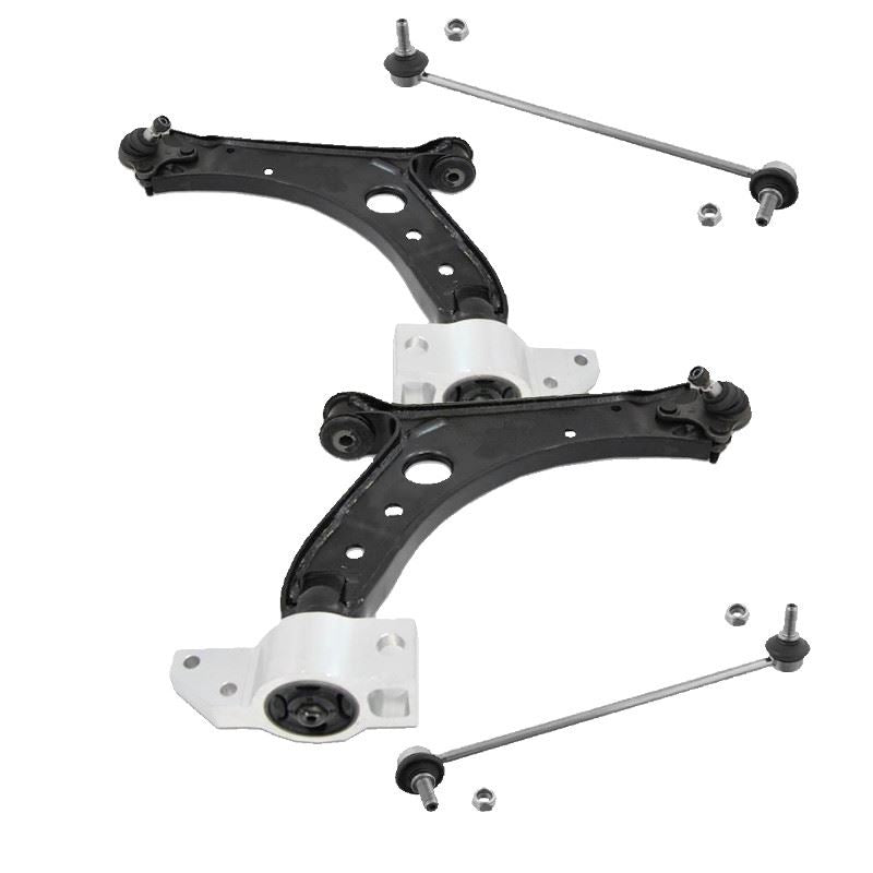 For Skoda Octavia 2004-2013 Front Lower Wishbones Arms and Drop Links Pair