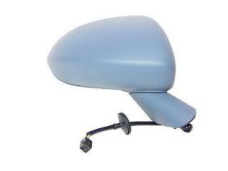 Vauxhall Corsa D Mk3 7/2006-> Electric Wing Door Mirror Primed Drivers Side