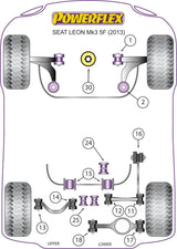 For Seat Leon MK3 5F 2013- Multi Link PowerFlex Handling Pack 2012 -