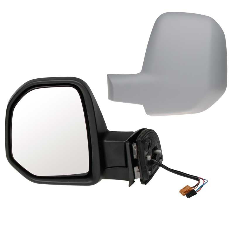 Peugeot Partner Van 2008-6/2012 Electric Primed Wing Door Mirror Passenger Side