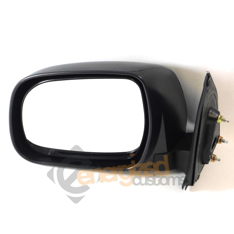 Toyota Hi-Lux 2005-2011 Manual Wing Door Mirror Black Cover Passenger Side N/S