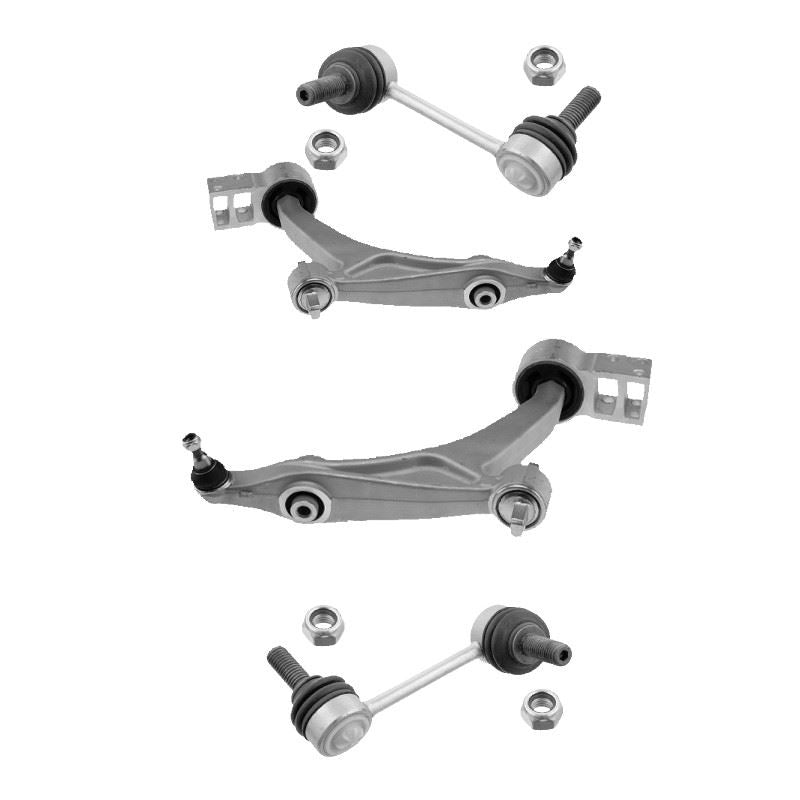 For Alfa Romeo Spider 2006-2010 Front Lower Wishbones Arms and Drop Links Pair