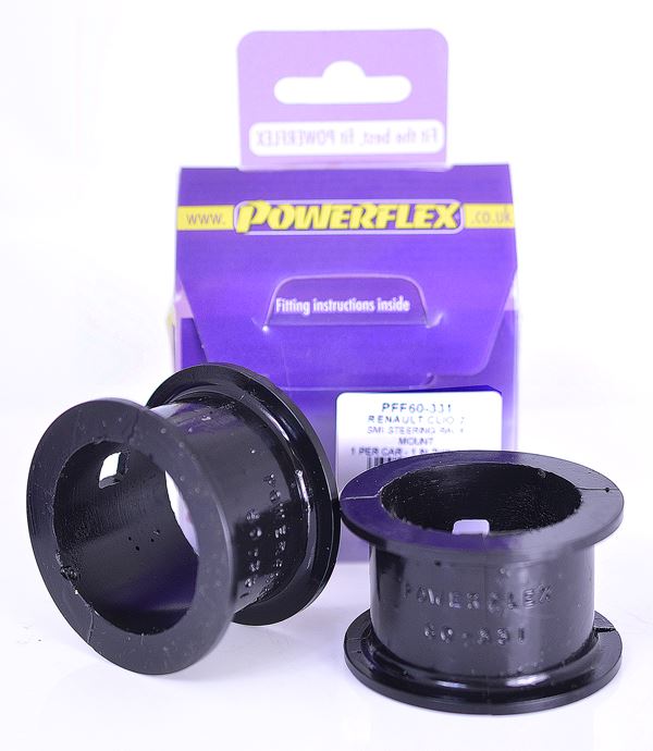 For Renault Clio II 1998-2012 PowerFlex SMI Steering Rack Mount Kit