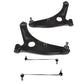 For Mitsubishi Colt Mk6 2004-2012 Front Lower Wishbones Arms and Drop Links Pair