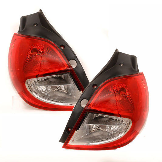 RENAULT CLIO MK3 5/2009-> REAR TAIL LIGHTS 1 PAIR O/S & N/S