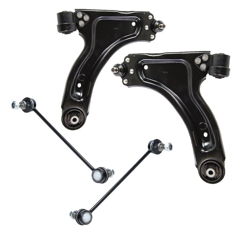 For Vauxhall Corsa C 2000-2006 Front Wishbones Arms and Drop Links Pair
