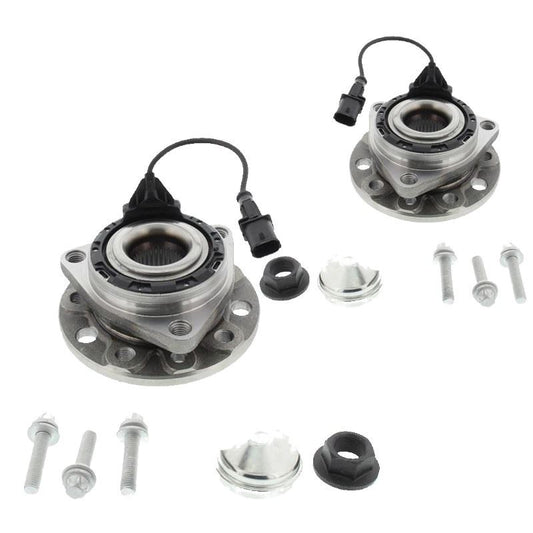 For Cadillac BLS 2006-2010 Front Hub Wheel Bearing Kits Pair Inc ABS Sensor