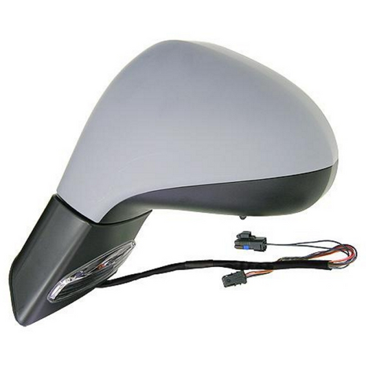 Peugeot 308 2007-2015 Electric Door Wing Mirror Primed Passenger Side Left