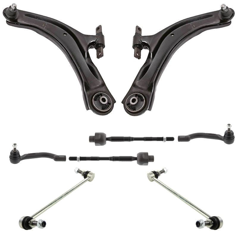 Nissan Qashqai 2006-2013 Front Lower Wishbone Suspension Arms and Drop Links Pair Left Right N/S O/S OEM Quality