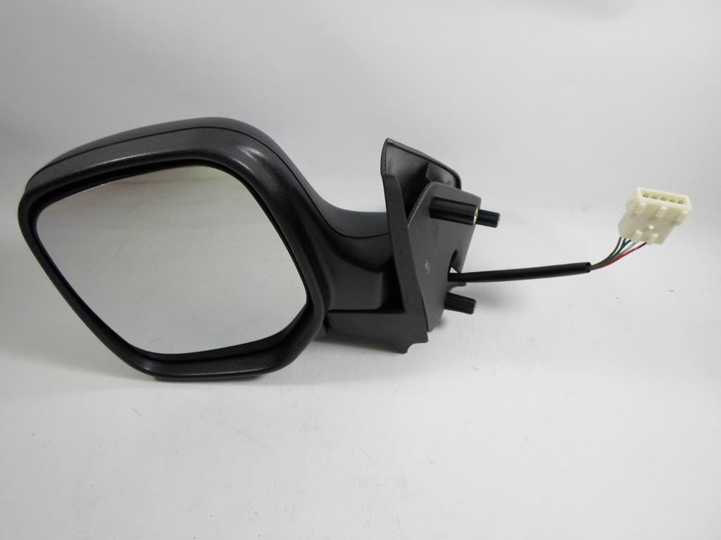 Peugeot Partner 1996-9/2008 Electric Wing Door Mirror Black Cover Passenger Side