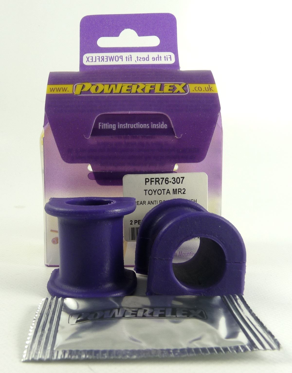 For Toyota MR2 SW20 REV 1 1989-1991 PowerFlex Rear Anti Roll Bar Bush