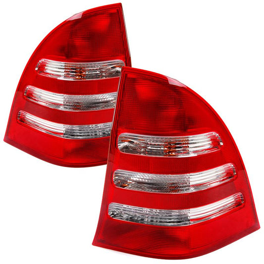 MERCEDES C CLASS W203 ESTATE 2004-2007 REAR TAIL LIGHTS 1 PAIR O/S & N/S