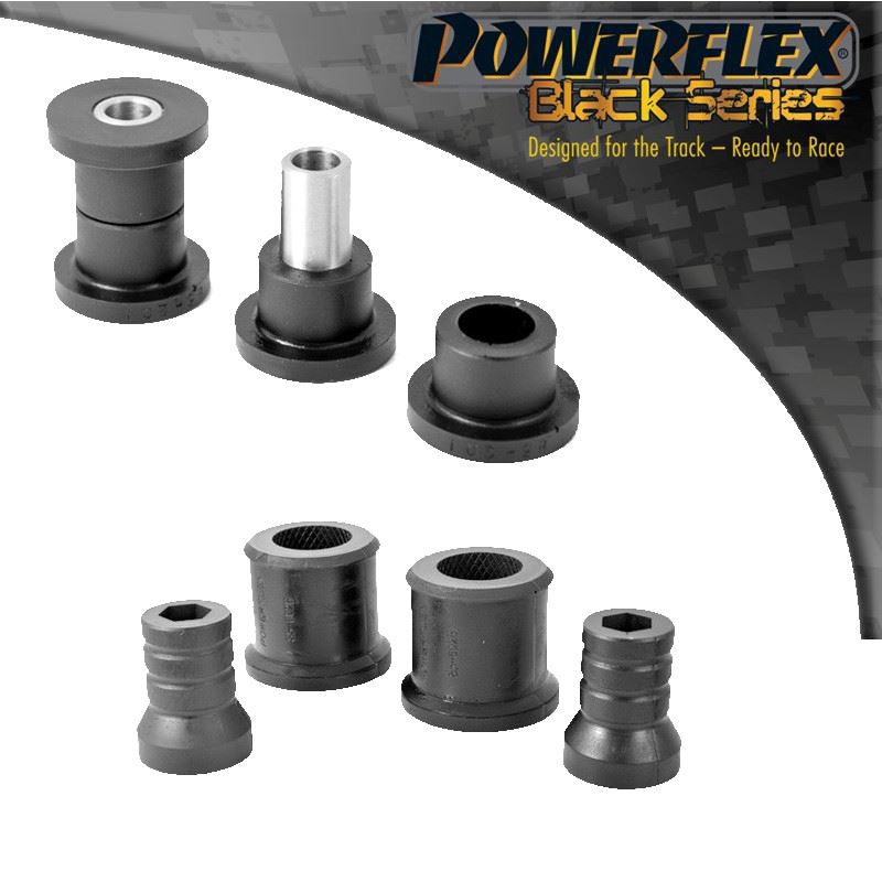 VW Polo 9N/9N3 (2002-2008) PowerFlex Black Front Wishbone Bush Set