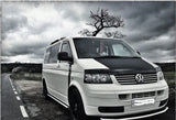 VOLKSWAGEN TRANSPORTER T5 INC.CARAVELLE 2003-2010 BLACK ANGEL EYES HEADLIGHTS PAIR