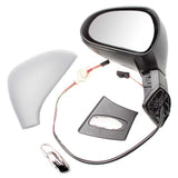Peugeot 308 2007-2015 Electric Door Wing Mirror Primed Passenger Side Left