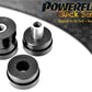 For Honda CRX Del Sol 1992-1998 PowerFlex Black Rear Upper Outer Link/Hub Bush