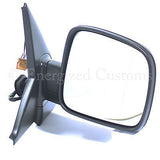 VW Transporter T5 Van 2003-2010 Electric Black Door Wing Mirror Drivers Side