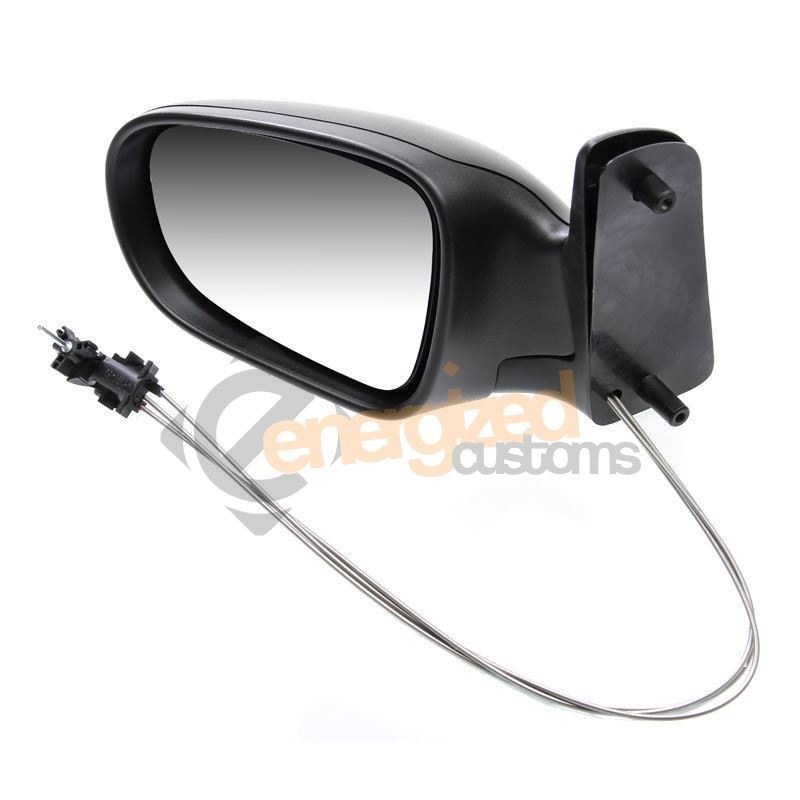MCW Metrocab 3/2000-12/2005 Cable Wing Door Mirror Black Cover Passenger Side