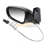 MCW Metrocab 3/2000-12/2005 Cable Wing Door Mirror Black Cover Passenger Side