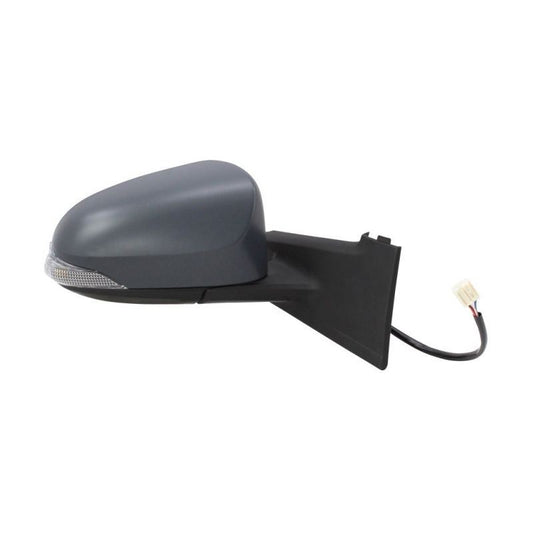 Toyota Yaris Wing Door Mirror Electric 2011-2019 Grey Primed Cover Drivers Side