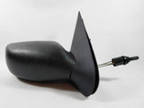 Mazda 121 3/1996-2000 Cable Adjust Wing Door Mirror Black Cover Drivers Side