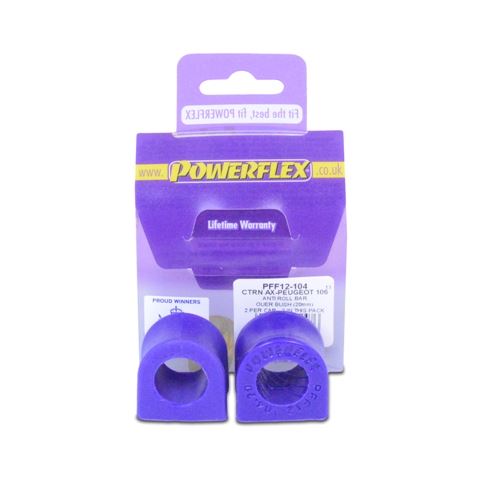 For Peugeot 106 PowerFlex Anti Roll Bar Outer Bush